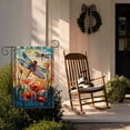 thumbnail image 7 of Garden Flags, Dragonfly Garden Flag, Stained Glass Style Dragonfly Floral Flag Double-Sided Flags for Farmhouse Yard Outdoor Decoration-12 x 18inch (Dragonfly2), 7 of 7