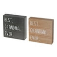 thumbnail image 1 of Square Wood Sign Best Grandma Ever - Set of 2, 1 of 3
