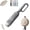 gray, variant on Vaxa Reverse-Folding Umbrella, One-Touch Auto Open/Close, 10-Rib Wind-Resistant Frame, Compact Portable Travel Umbrella with Carabiner Handle, Durable and Easy to Carry for Rainy Days