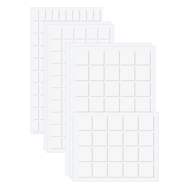 Unique Bargains Double Sided Adhesive Dots, 300 Pack Clear Sticky Tack Mounting Putty Removable Adhesive Putty