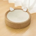 thumbnail image 4 of Nebwoak 3 in 1 Round Cat Scratcher and Bed Combo, Extra Thick Non-Shedding Corrugated Cardboard Scratch Pad & Pet Bed for Large Cats up to 20 lbs, 4 of 6