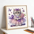 thumbnail image 2 of Beaded Plant Kit,Diamond Art,5D Special Shape Diamond Art Kits for Beginners,12*12IN PAINTING Kits for Adults Cat, Crystal Rhinestones PAINTING for Home Wall Decoration(C), 2 of 6