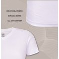 thumbnail image 4 of Buyless Fashion Big Boys Tagless V-Neck Soft Cotton Undershirts Short Sleeves Top (3 Pack) - TW24-BT-19-20, 4 of 7