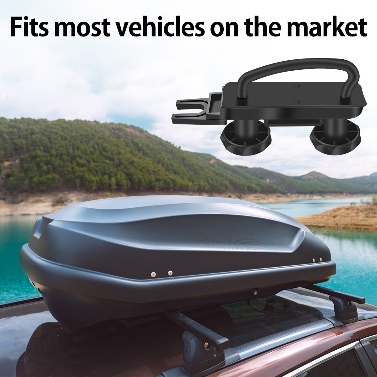 Roof Rack Accessories PCS Roof Box U-Bolt Claps, Universal Etal
