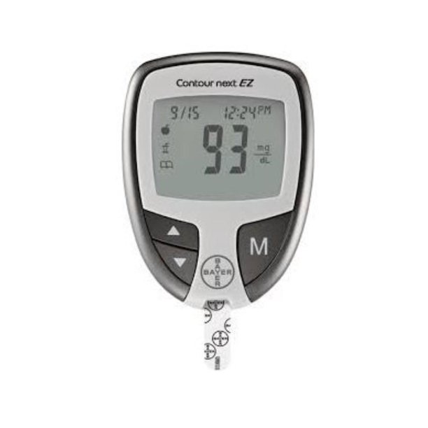 Bayer Contour Next EZ Glucose Meter, No Coding, Small Blood Sample