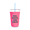 Hot Pink, variant on Patriotic Neoprene Iced Coffee Cup Cooler, Red White And Brew Iced Coffee Sleeve, USA Gift and Party Favor Drinkware Ideas, Drink Accessory (Maroon)