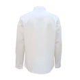 thumbnail image 2 of Camisa Simply Basic Talla M Manga Larga Lisa Blanca, 2 of 4