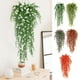 thumbnail image 1 of Guirnalda artificial de hojas de ratán - enredadera colgante de 76 pulgadas para chimenea, decoración interior en blanco, amarillo, morado, rojo, naranja, 1 of 6