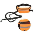 thumbnail image 3 of Waist Dog Leash, Hands Free Dog Leash Adjustable  For Hiking Orange,Light Blue, 3 of 8