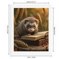 thumbnail image 2 of Paint By Numbers Kit for Adults Beginner - Ferret Reading Autumn Scene DIY Canvas Painting Kits for Adults, Frameless Paint By Number for Adults for Home Wall Decor 16x20 Inch, 2 of 7