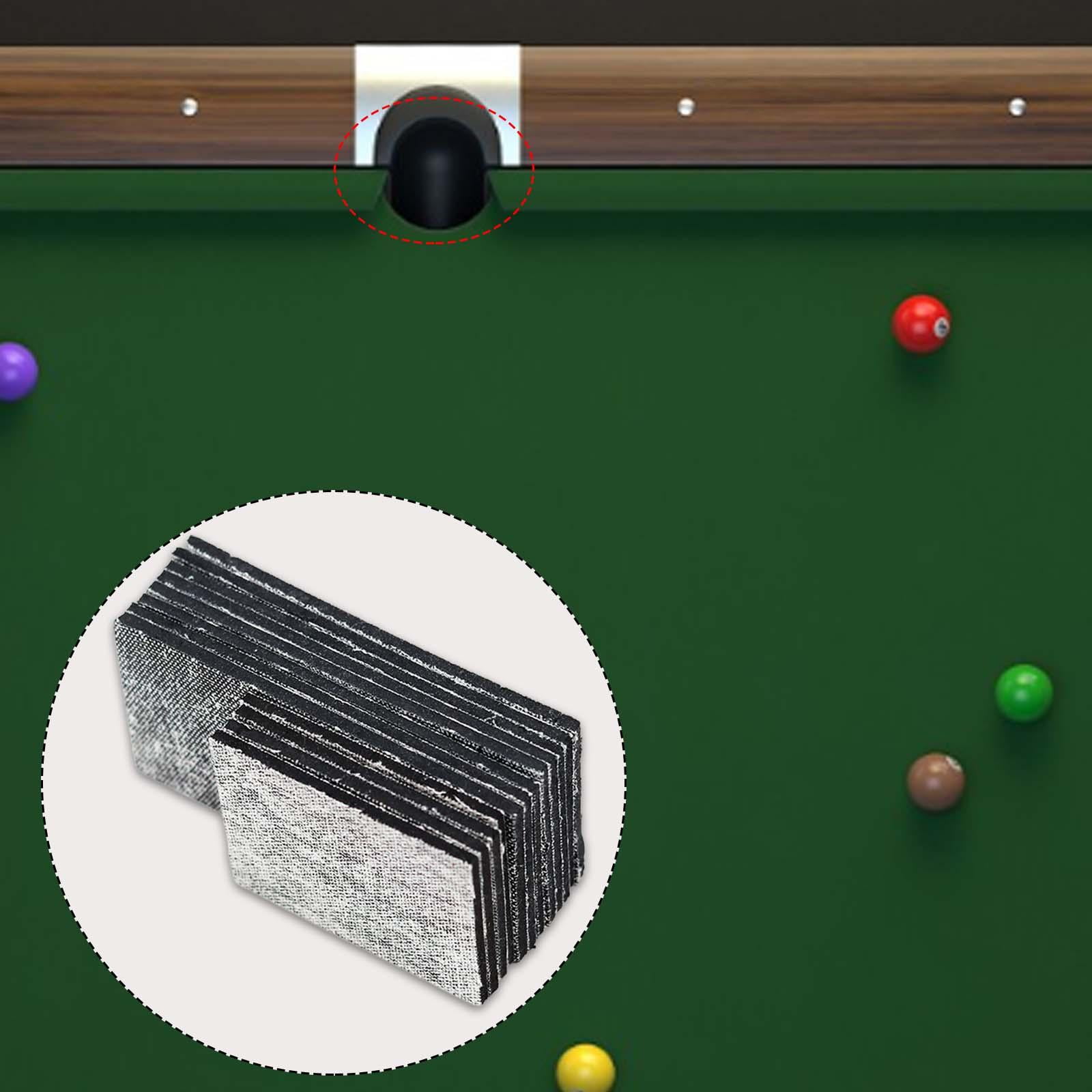 12Pcs Billiard Pool Table Cushion Rubber Facings Replacement