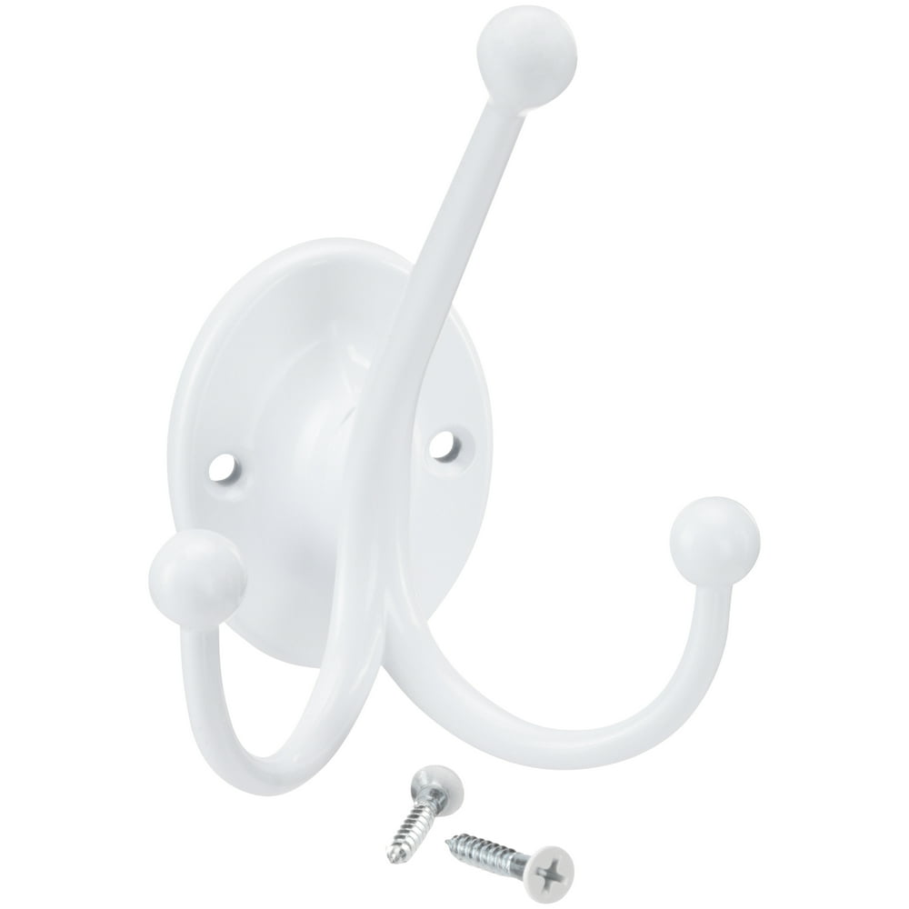 Chapter White Finish Coat Hook