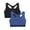 Dutch Blue With Navy/Black Hue, variant on Women's 2-Pack Medium Impact Sports Bras Supports Without Padding