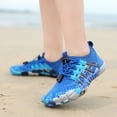 thumbnail image 2 of Gubotare Kids Water Shoes Boys Boys Girls Water Shoes Kids Aqua Quick Dry Barefoot for Beach Swimming Pool (Blue,Big Kids 3), 2 of 8