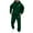 B Dark Green, variant on Hpapadks Sweat Suits For Men Set 2 Pcs Hoodie Jogger Sweatsuits Size S To 3XL