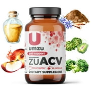 UMZU: zuACV  &  Prebiotics  Capsules w/ACV for Digestion, Immunity & Weight Support