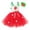 11#Watermelon Red195, variant on Shinyii Little Girls Strawberry Sleeveless Tutu Dress Headband Stage Performance Outfits