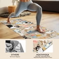 thumbnail image 4 of Corgi Dog and Flower Florals Hot Yoga Mat Towel Non Slip for Hot Yoga - Quick-Drying Yoga Mat Cover with 4 Corner Pockets with Travel Bag - Hot Yoga Towel Non Slip 74"x26", 4 of 6