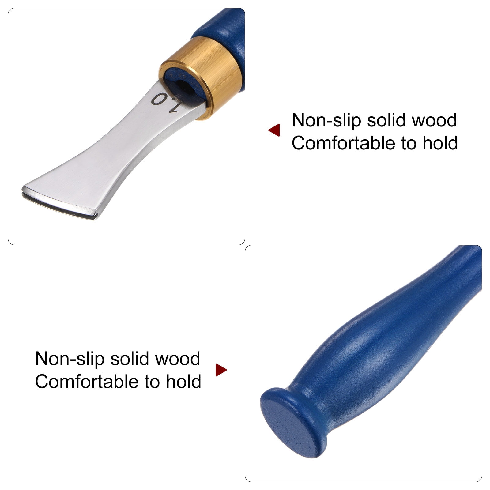 Leather Edge Creaser 1mm 1.5mm 2mm 2.5mm Stainless Steel DIY Leather, Blue