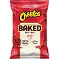 thumbnail image 2 of ( 4 Pack ) Baked Cheetos Crunchy 50% Less Fat Flamin’ Hot Cheese Flavored Snacks Bag, 2.5 oz, 2 of 4