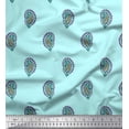 thumbnail image 1 of Soimoi Rayon Fabric Paisley Block Print Fabric by Yard 56 Inch Wide, 1 of 3