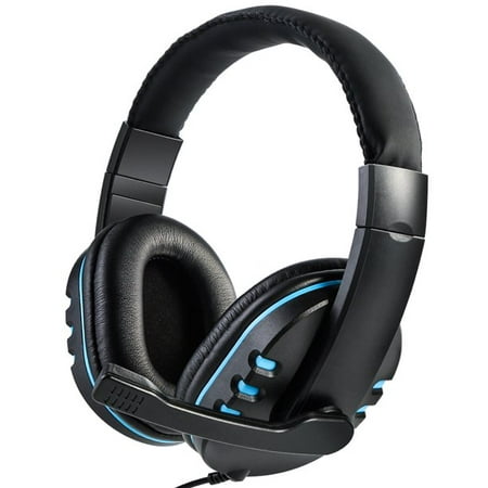 Gaming Headset with Mic Soft Memory Earmuffs Over Ear Wired Headphones Noise Cancelling Over Ear Headphones with Mic,Bass Surround