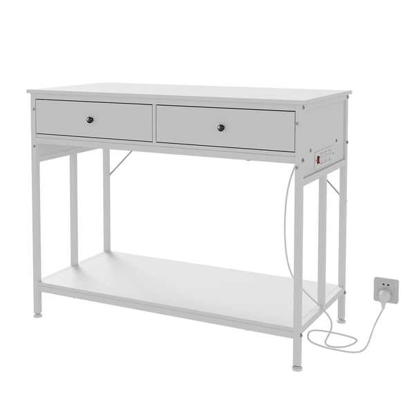 Support d'Aquarium en Métal Robuste pour Réservoirs de 40 à 50 Gallons – Prise de Courant Intégrée – 2 Tiroirs de Rangement – Pieds Ajustables – Capacité de 660 Lb – Étagère Échelle Idéale pour Terrarium de Reptiles Ou de Tortues