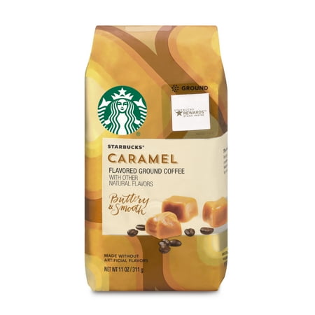 Starbucks Caramel Flavored Ground Coffee, 11-Ounce