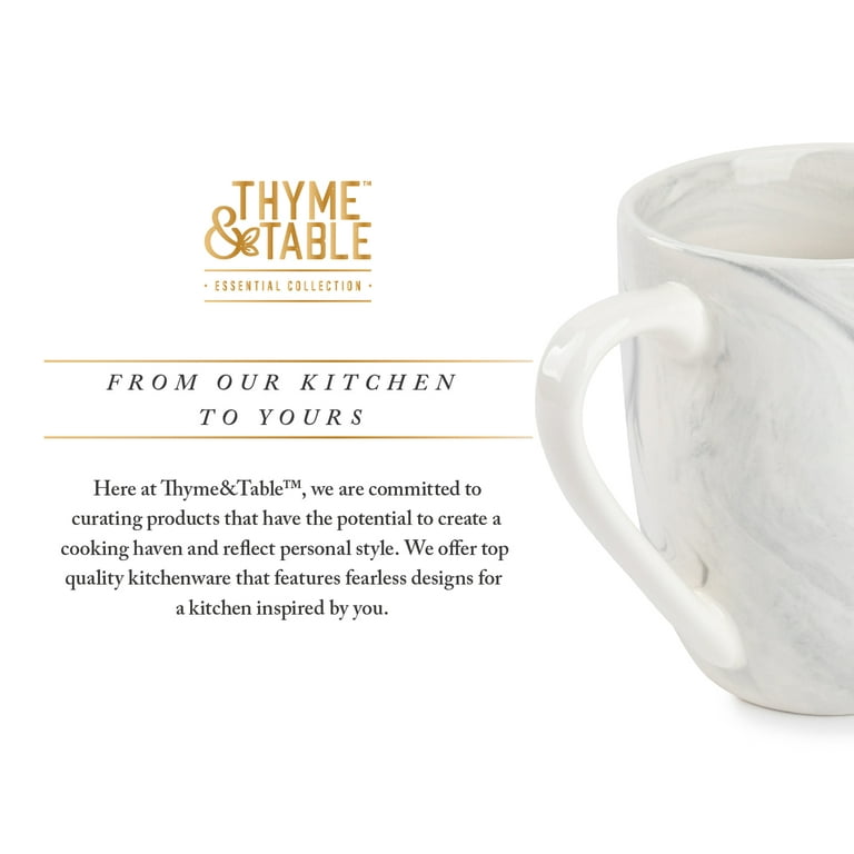 6 Piece Marble Ceramic Tea Set-Grey, Size: One Size
