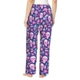 thumbnail image 2 of Bixox Women's mushroom rainbow color Skull Patterned Pajama Pants Loungewear, 2 of 5