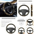 thumbnail image 3 of Renewold Wolf Camo Hunting Forest Car Accessories 12 PCS, Universal Car Seat Covers Steering Wheel Cover Seat Belt Pad Armrest Cover Coasters Handbrake Gear Shift Cover Universal Car Interior Decor, 3 of 7
