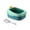 Green S, variant on Cat Litter Tray Open Top Pet Litter Tray Durable Cat Litter Basin Cat Toilet for Green L