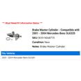 thumbnail image 2 of Brake Master Cylinder - Compatible with 2001 - 2004 Mercedes-Benz SLK320 2002 2003, 2 of 2