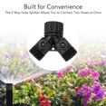 thumbnail image 3 of Tap Y Splitter, 2 Way Garden Hose Splitter, Sink Faucet Splitter Adapter For Garden Hose, 3 of 8