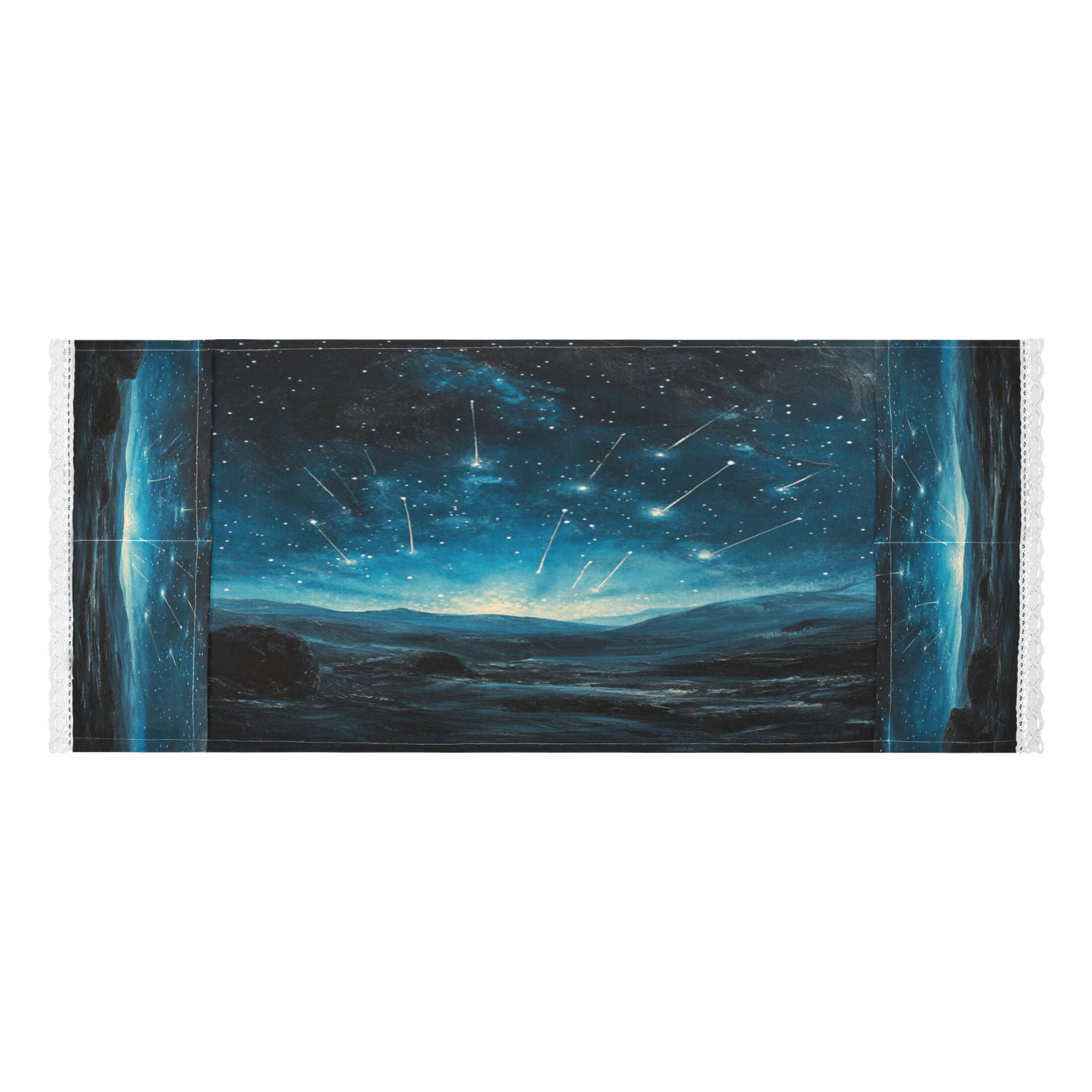 Starry SkyWasher and Dryer Covers Dust-Proof and Oil Resistant Fridge Cover with 4 Storage Pockets Washing Machine Top Cover for Laundry Kitchen Home 51.2 x 22 In