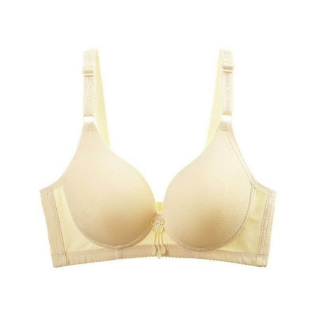 XUNKUSGA Bras for Women No Underwire Lace Minimizer Bra Push Up Balconette T-shirt Bra Soft&Cool with Comfort Strap
