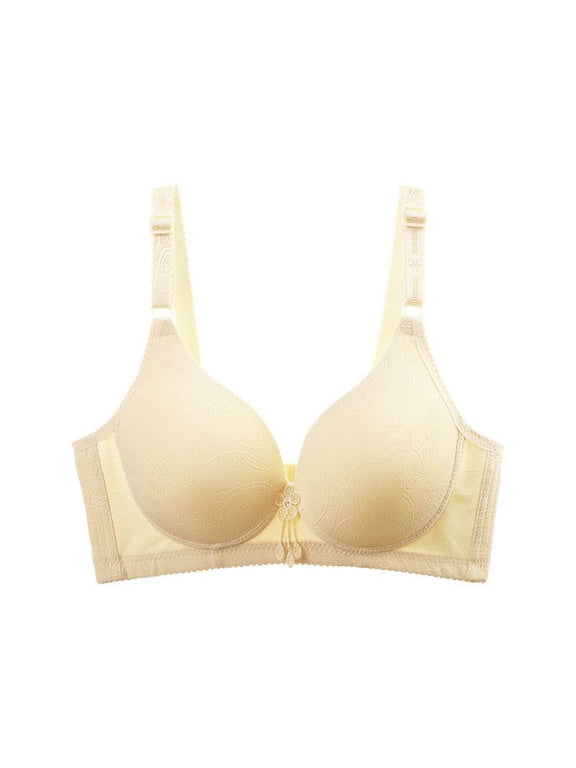 XUNKUSGA Bras for Women No Underwire Lace Minimizer Bra Push Up Balconette T-shirt Bra Soft&Cool with Comfort Strap