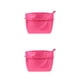 thumbnail image 3 of Matsuzay Organizador de almacenamiento elegante y práctico de tela, bolsa de nailon resistente al agua, resistente y Simple, bolso de mano rosa Rosa roja 2Conjunto, 3 of 6