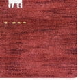 thumbnail image 3 of Rugsotic Carpets Handmade Rugs Hand Knotted Loom Rectangle 3'x5' Red Wool for Indoor Use, 3 of 5