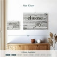 thumbnail image 4 of Elephant Stock Choose Joy Typography Wall Art - Horizontal Canvas Wall Art - Living Room Wall Decor - Inspirational And Typography Canvas - Brown And Gray Decor - 12" x 8", 4 of 8