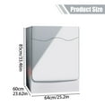 thumbnail image 2 of Washing Machine Dust Cover for Front Load, Washer/Dryer Cover, Waterproof Dustproof Sun-Proof and Anti-UV Washer Covers for Outside W 23.6” D 26.7” H 33.5”, 2 of 5