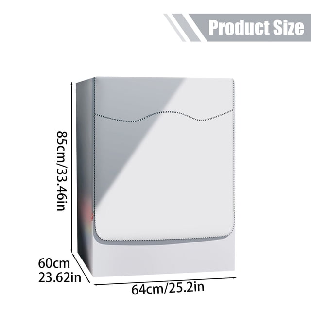 GZQJFMY Washer and Dryer Covers, Heavy Duty Waterproof Washing Machine Cover for Most Top Load or Front Load Machine, Dustproof, All Weather Protection, 25.2" W x 23.62" D x 33.46" H