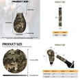 thumbnail image 6 of Uorisanigo Forest Print Car Seat Cover Full Set of 18 Pack with Steering Wheel Cover Shoulder Strap Protector Center Console Pad Headrest Covers Shift Knob Cover Car Coasters Key Chains, 6 of 7