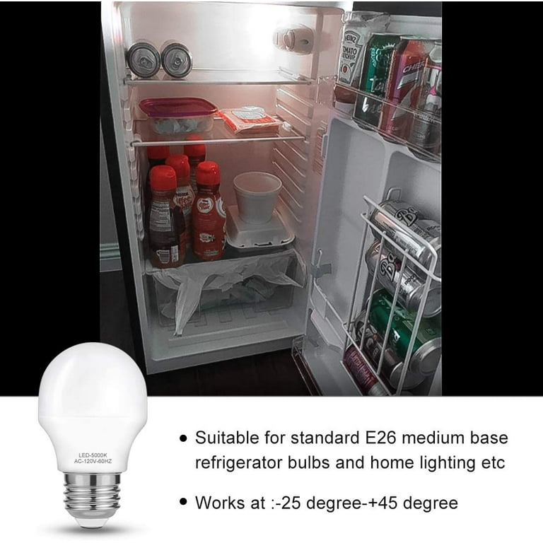 Ge Led Daylight Refrigerator A15 Light Bulb - 4.5 W