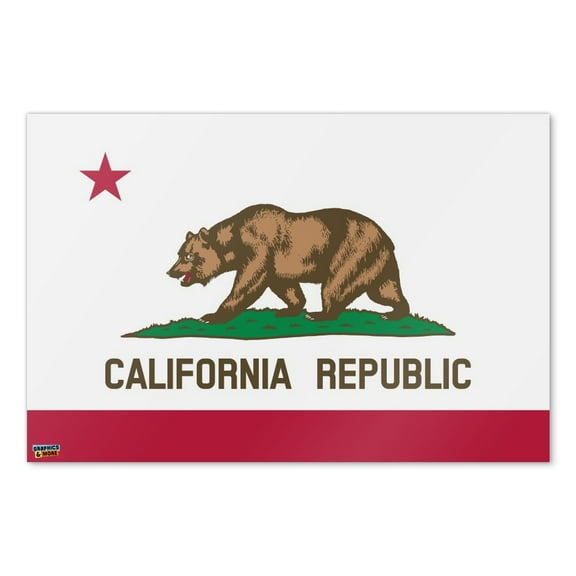 California Republic State Flag Home Business Office Sign