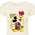 thumbnail image 3 of Disney - Birthday - Ring Master Mickey - Juniors Fitted Graphic T-Shirt, 3 of 5