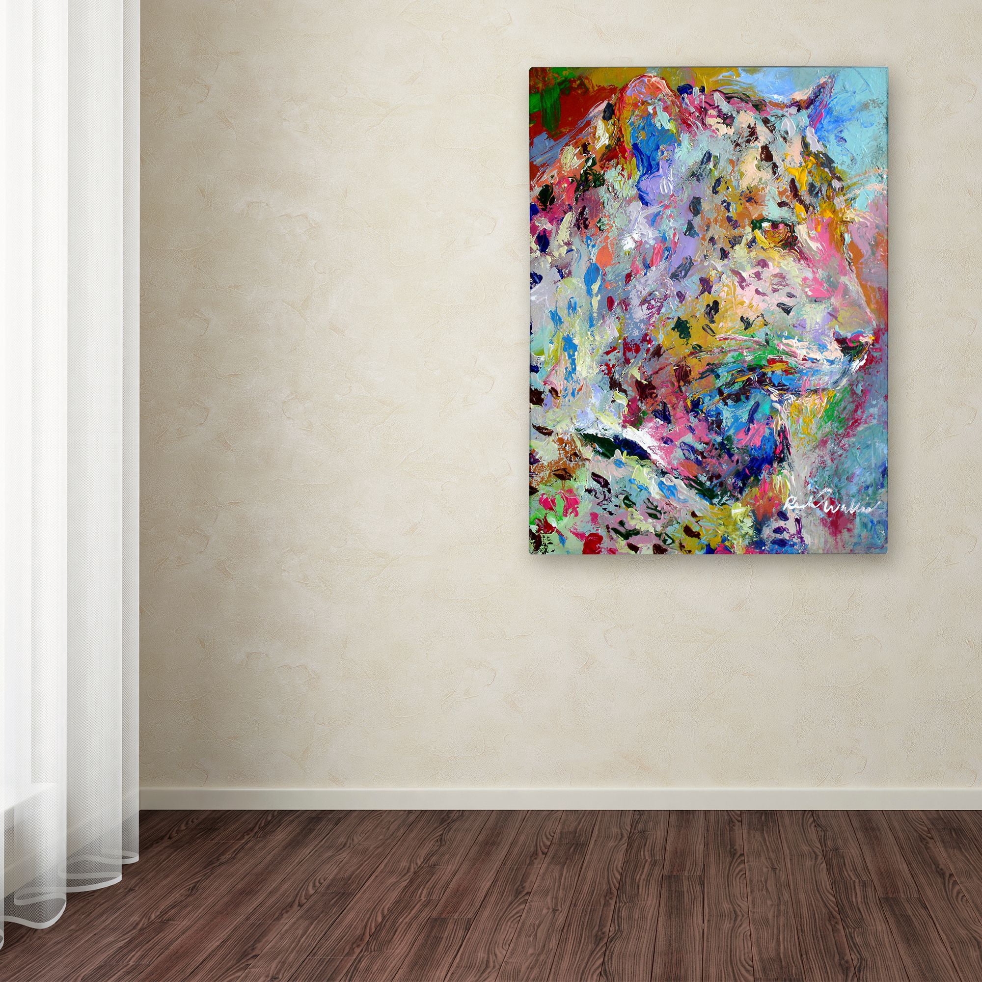 Trademark Fine Art 'Art Leo' Canvas Art by Richard Wallich