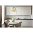 thumbnail image 4 of Sydney 17 light Polished nickel Chandelier Golden Teak (Smoky) Royal Cut Crystal, 4 of 9