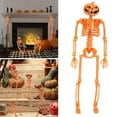 Large Poseable Full Life Size Human Skeleton Prop Halloween Home Party