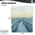 thumbnail image 4 of Stupell Industries Farmhouse Wooden Pier Boardwalk Canvas Art, 16 x 20, by Kim Allen, 4 of 8